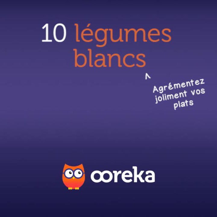 10 légumes blancs