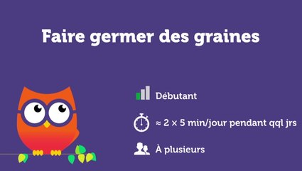 Faire germer des graines