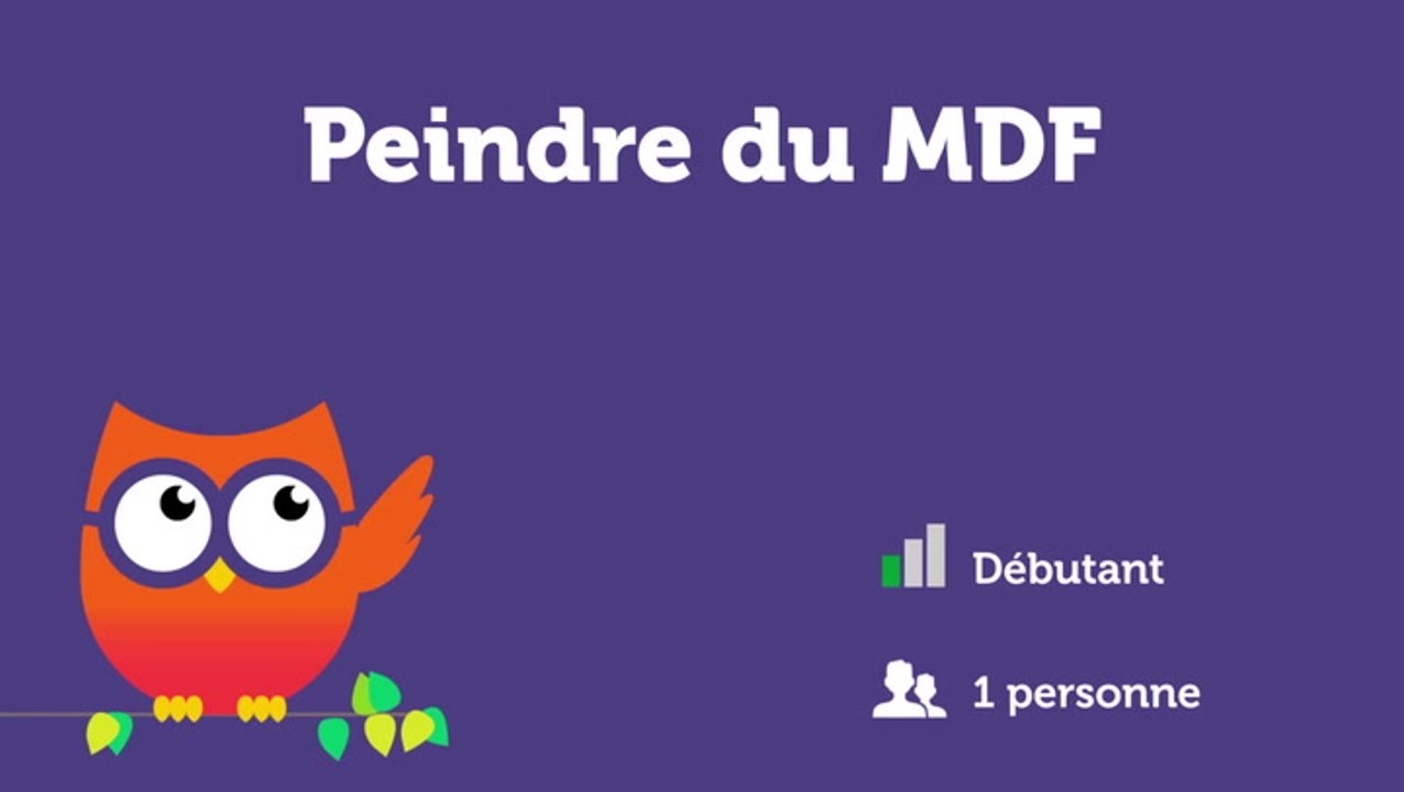 Peindre du MDF