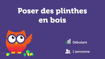 Poser des plinthes en bois