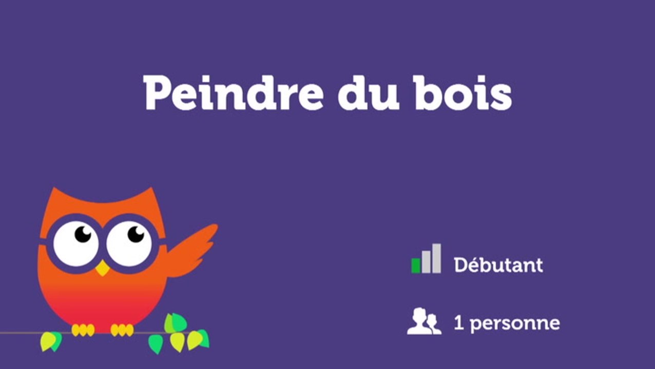 Peindre du bois