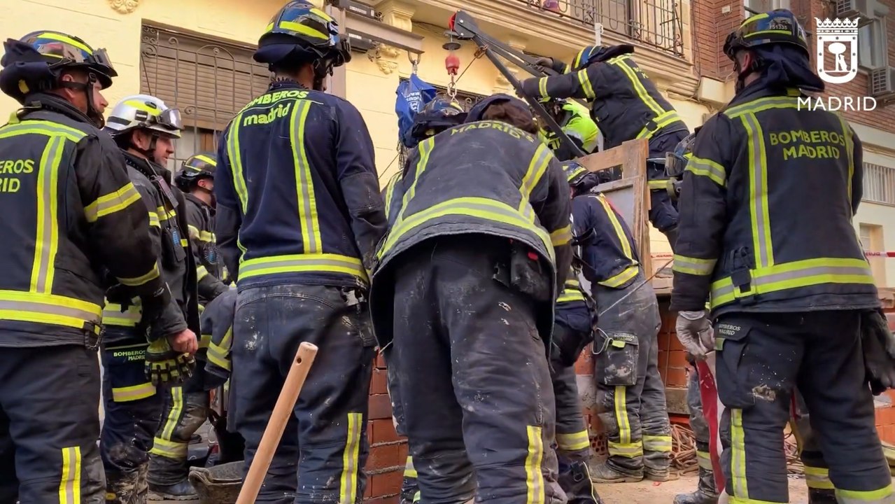 Muere un obrero por un derrumbe cuando trabajaba en la Guindalera