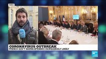 Coronavirus outbreak: French president Emmanuel Macron holds talks with health experts