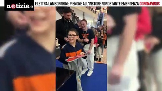 Elettra lamborghini: pienone all'instore nonostante emergenza coronavirus | Notizie.it