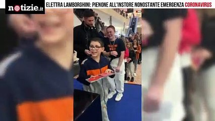 Elettra lamborghini: pienone all'instore nonostante emergenza coronavirus | Notizie.it