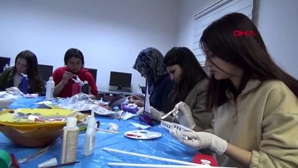 Sinop üniversiteliler, sinop'a özgü maket kotra imal ediyor