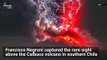 Epic Volcanic Lightning Captured During Eruption in Chile