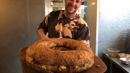You Can Get A Giant 30-Pound Bagel That's Stuffed With All Your Favorites