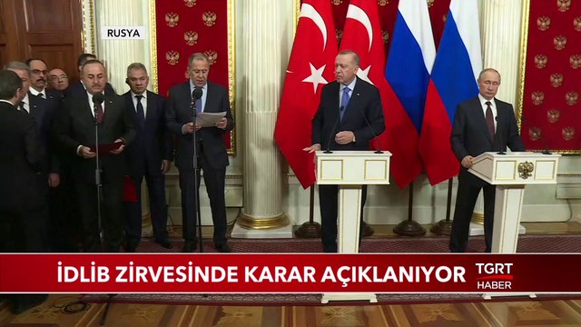 Türkiye ve Rusya İdlib'de Ateşkes Üzerinde Anlaşma Sağladı