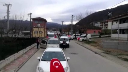 Bahar Kalkanı Harekatı'na destek araç konvoyu yapıldı mevlit okutuldu