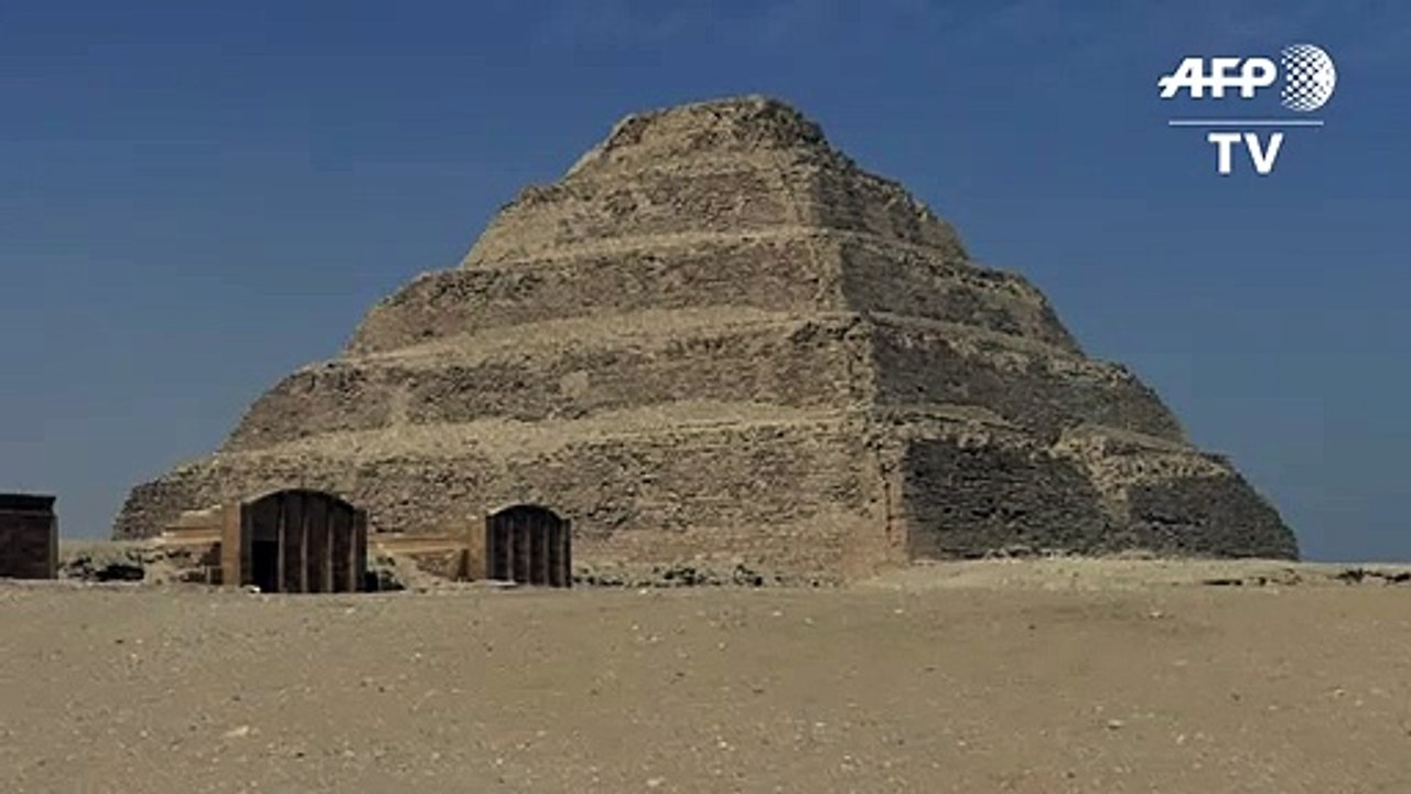 Älteste pyramide in Ägypten wieder für besucher geöffnet