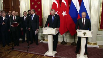 Скачать видео: Russland und Türkei einigen sich auf Waffenruhe im Nordwesten Syriens