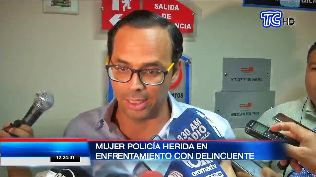 Mujer policía resultó herida en enfrentamiento con delincuentes
