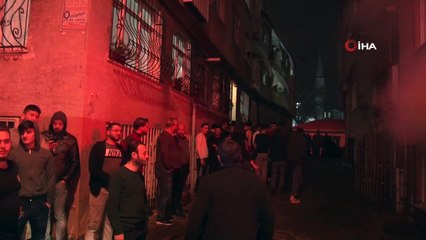 Markette korkutan yangın: Patlamalar meydana geldi