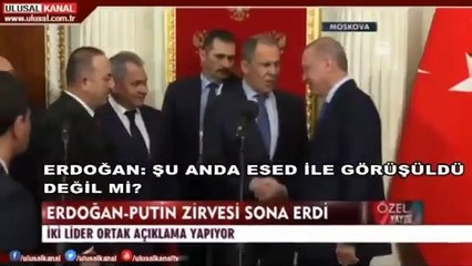Erdoğan'dan dikkat çeken Esad sorusu!