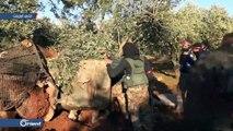 كاميرا أورينت ترصد هجوما للفصائل المقاتلة على مواقع لميليشيا أسد غرب حلب