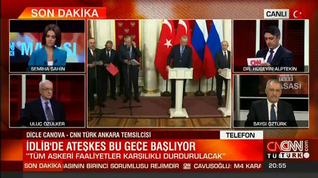 Dicle Canova İdlib'deki ateşkesin Ankara'daki yankılarını anlattı