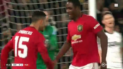 Odion Ighalo 2nd Goal - Derby County vs Manchester United 0-3 05/03/2020