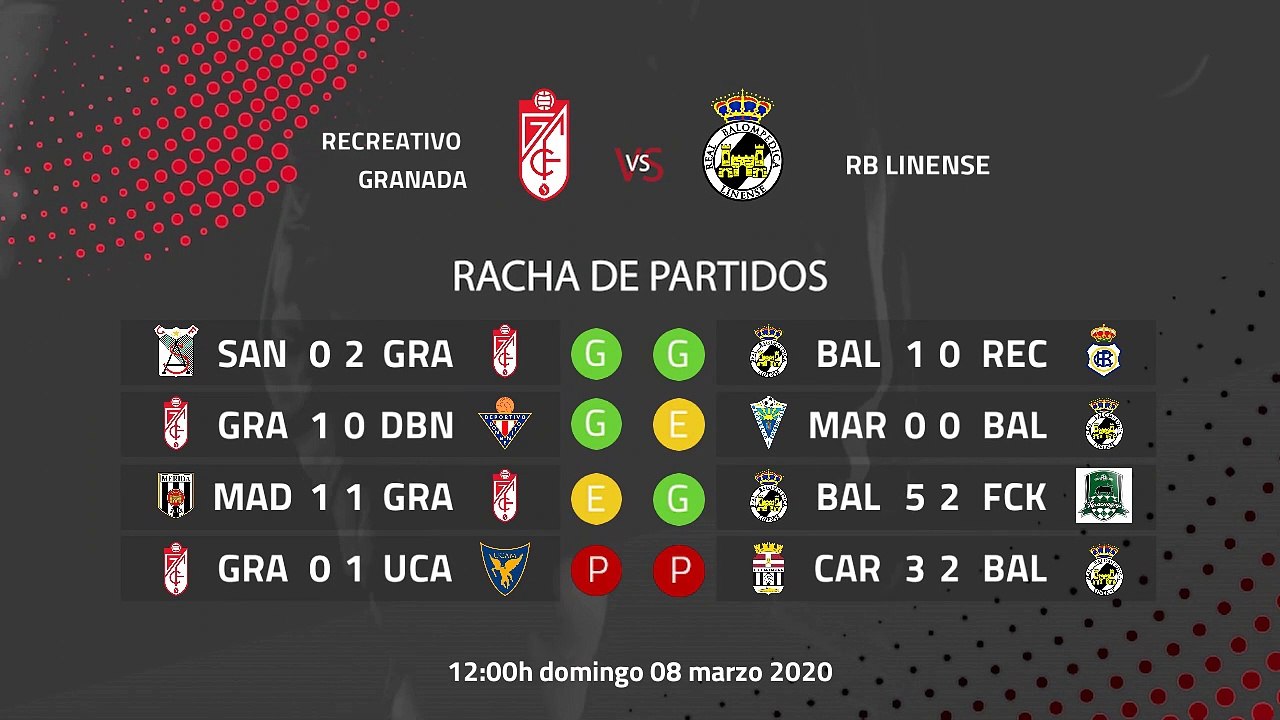 Previa partido entre Recreativo Granada y RB Linense Jornada 28 Segunda División B