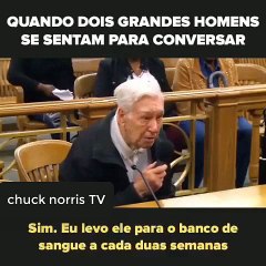 Quando Grandes dois homens se sentam para conversar