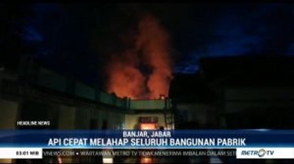Pabrik Kerupuk di Banjar Terbakar