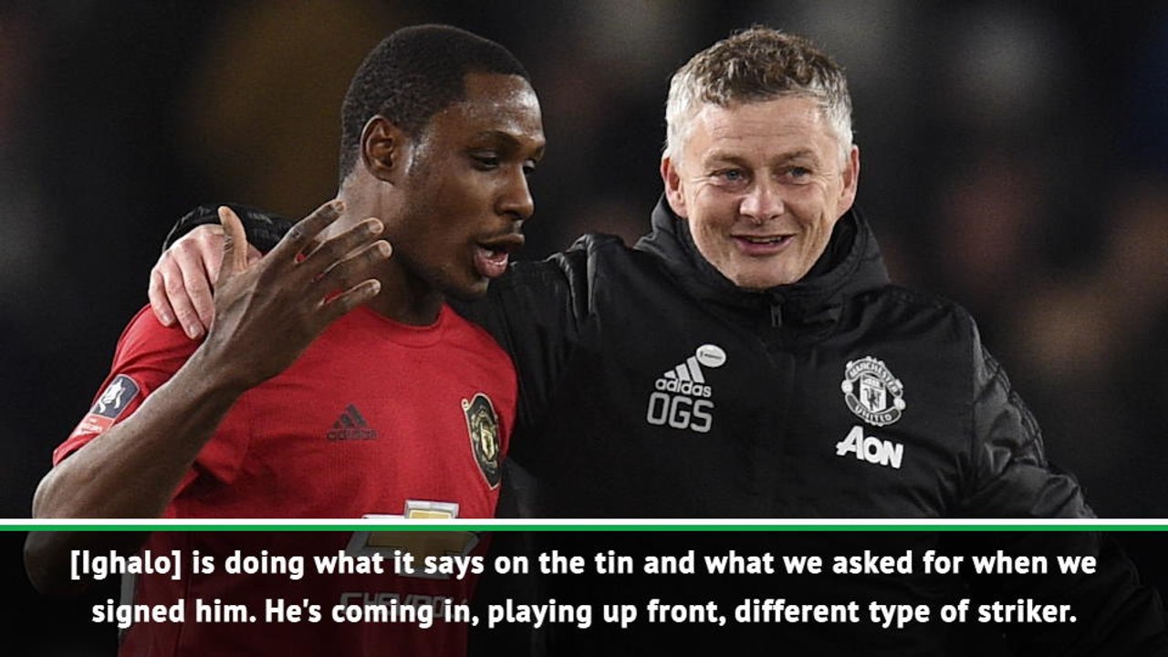 Ighalo 'doing what it says on the tin' after FA Cup double - Solskjaer