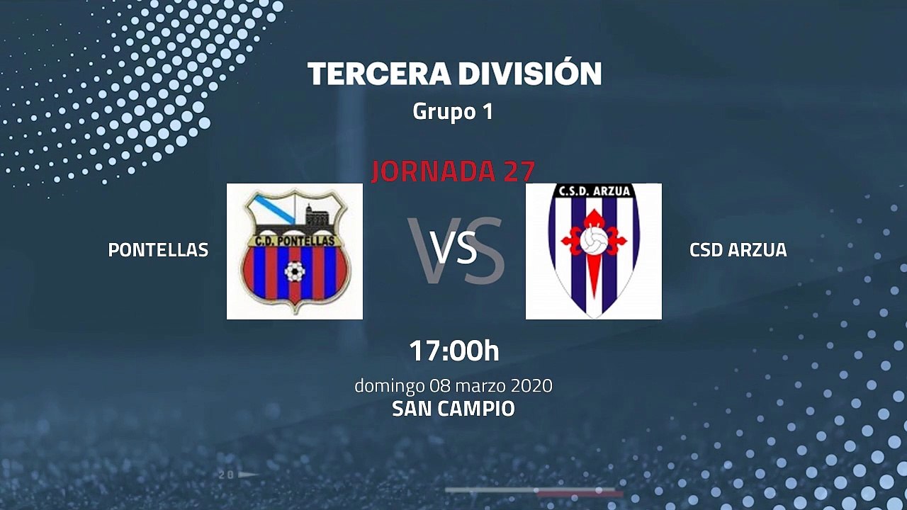 Previa partido entre Pontellas y CSD Arzua Jornada 27 Tercera División
