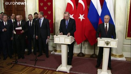 Putin e Erdogan acordam cessar-fogo para a Síria