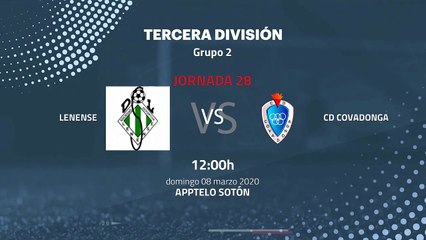 Previa partido entre Lenense y CD Covadonga Jornada 28 Tercera División