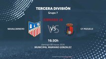 Previa partido entre Navalcarnero y CF Pozuelo Jornada 28 Tercera División