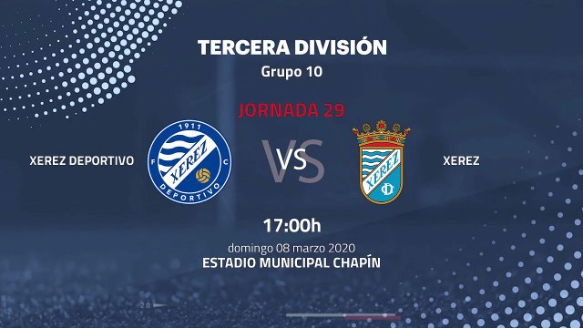 Previa partido entre Xerez Deportivo y Xerez Jornada 29 Tercera División