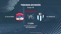 Previa partido entre CD Villacañas y CD Tarancon Jornada 28 Tercera División