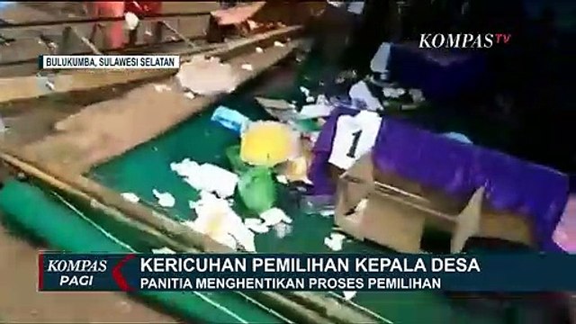 Pemilihan Kepala Desa Berujung Ricuh, Sejumlah Fasilitas TPS Dirusak