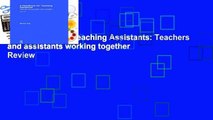 A Handbook for Teaching Assistants: Teachers and assistants working together  Review