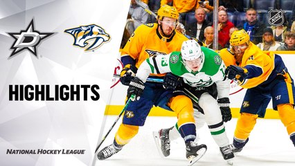 NHL Highlights | Stars @ Predators 3/05/2020