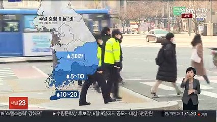 下载视频: [날씨] 꽃샘추위 풀려…주말 충청 이남 비 조금