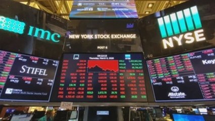 La Bolsa de Nueva York sufre fuertes pérdidas y el Dow Jones cae 969,58 puntos