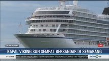 Kapal Viking Sun Tinggalkan Pelabuhan Tanjung Emas Semarang