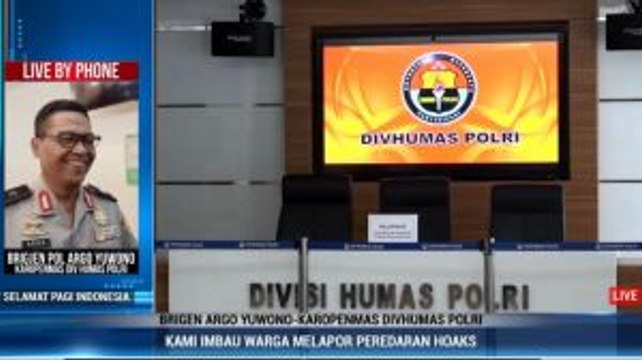 Polisi Tetapkan 5 Tersangka Penyebaran Hoaks Virus Corona