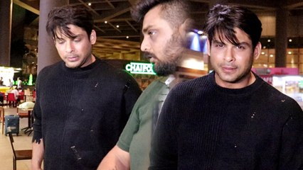 Siddharth Shukla back in Mumbai Spotted at Mumbai Airport |FilmiBeat