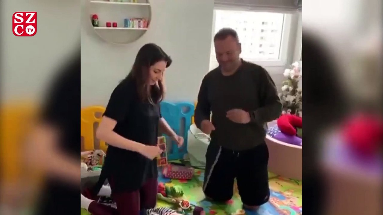 Ali Sunal kardeşi Ezo Sunal ile kızı Narin'i eğlendirdi