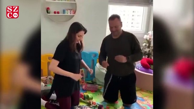 Ali Sunal kardeşi Ezo Sunal ile kızı Narin'i eğlendirdi