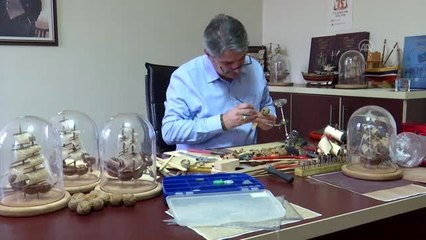 Vitamin deposu cevizi, sanat eserine dönüştürüyor