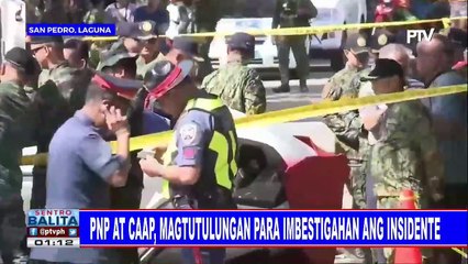 4 Crash site ng PNP chopper incident, ininspeksyon