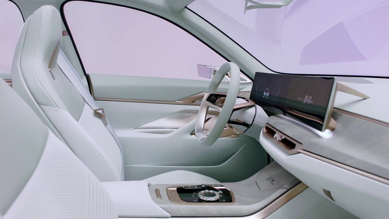 BMW Concept i4 - Das Interieur - Innovation meets Minimalism