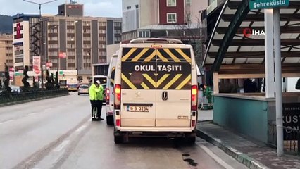 Bursa'da okul servislerine sıkı denetim