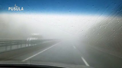 Zonguldak - Ereğli Karayolu'nda yoğun sis engeli