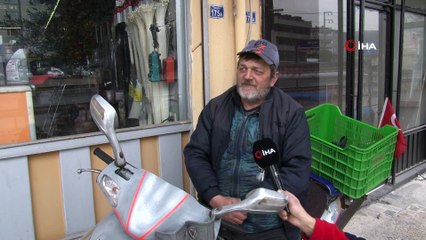 Hırsızların çaldığı ekmek teknesine kavuşan engelli gözyaşlarını sildi