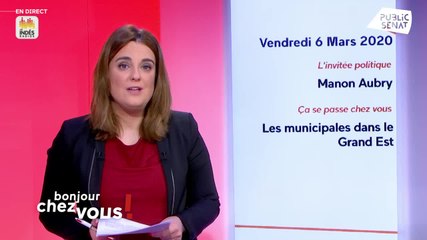 Manon Aubry - Public SÃ©nat vendredi 6 mars 2020
