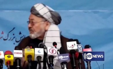 Afganistan'da liderlerin bulunduğu törene yapılan saldırı anının görüntüleri